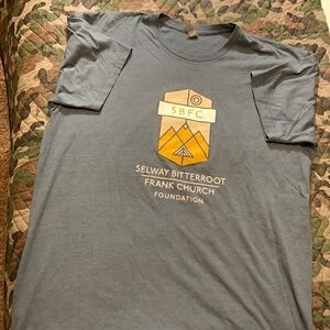 Next Level Apparel,  FRANK CHURCH WILDERNESS, large, like new, cotton/polyester